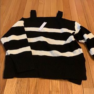 NWT Sanctuary Cold-Shoulder Sweater